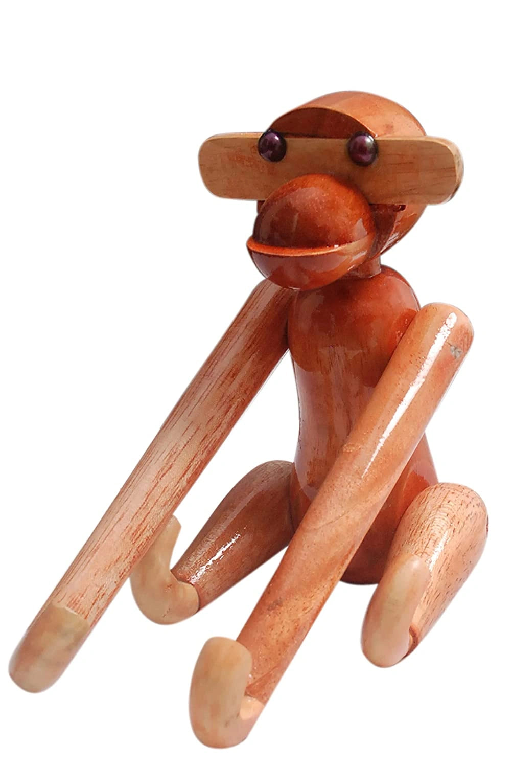 Wooden Cute Monkey/Hanging monkey for kids ( 2 Years+) pack of 1 - Pretend play Toy for kids, Improves Childs Imagination view 1