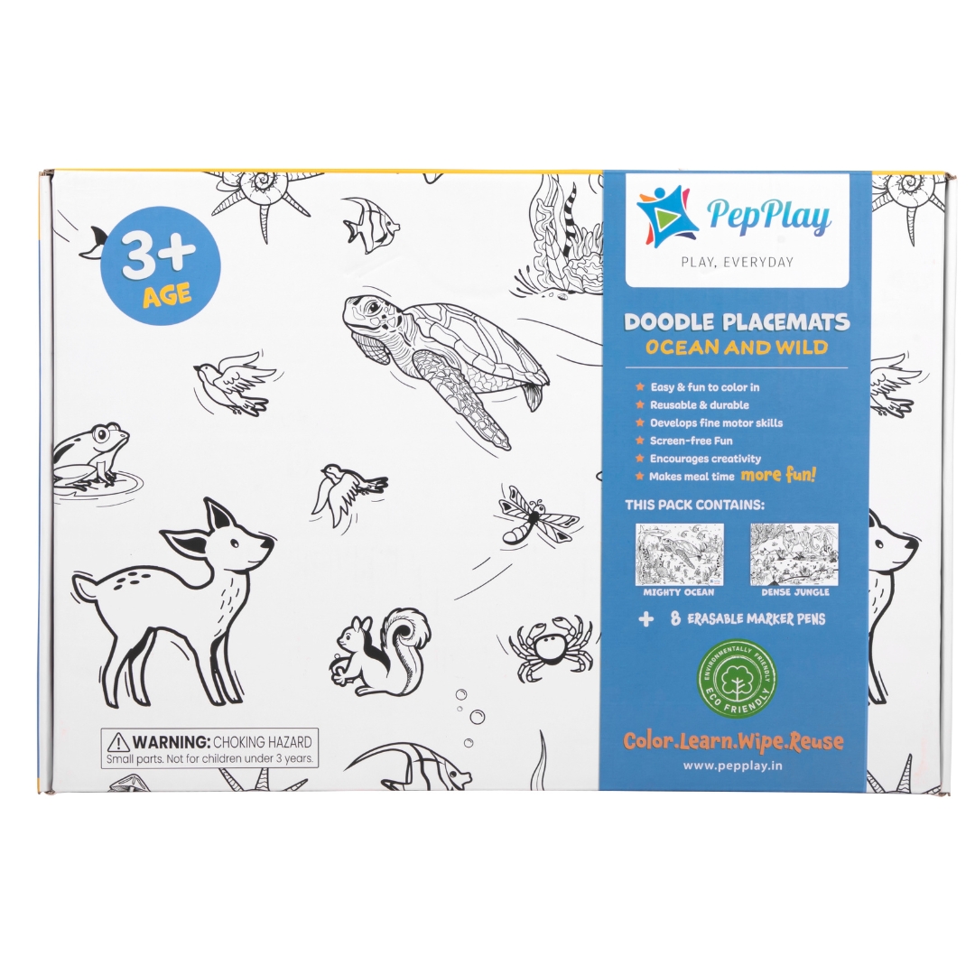 DOODLE PLACEMATS - ANIMAL SERIES view 1