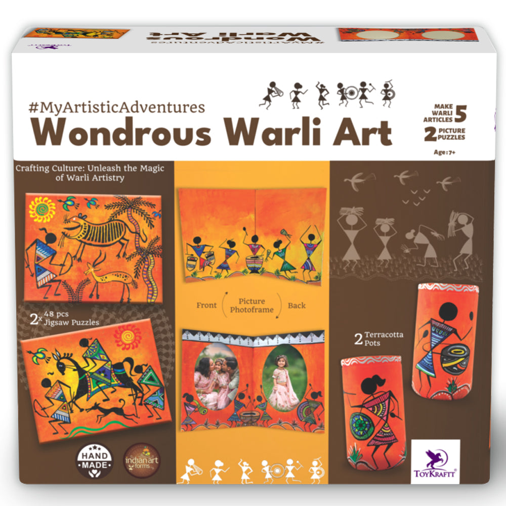 MyArtisticAdventures - Wondrous Warli Art view 1