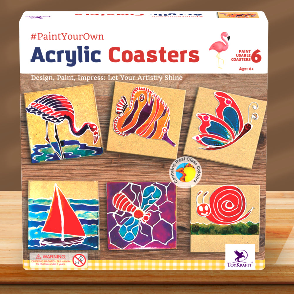 Paint Your Own - Acrylic Coasters view 1